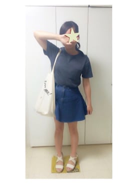 「厚底」｜aassさん（レディース・153cm）の夏コーディネート