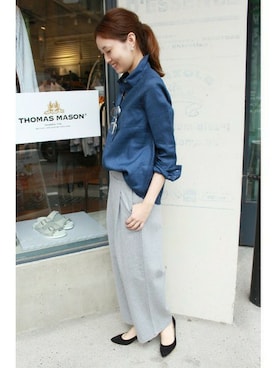 「パンプス 黒」｜Sallyさん（レディース・162cm）の夏コーディネート