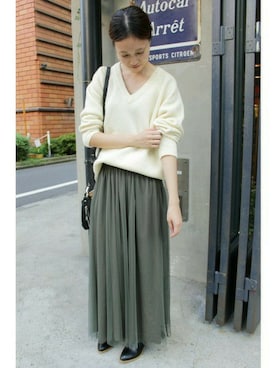 Sallyさん（レディース・162cm）の秋コーディネート