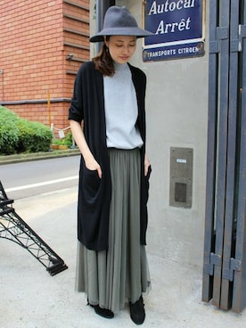 Sallyさん（レディース・162cm）の秋コーディネート