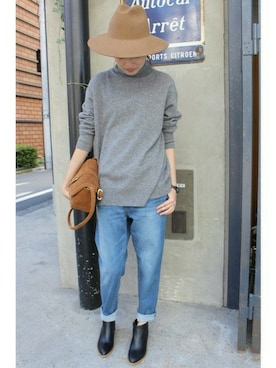 Sallyさん（レディース・162cm）の秋コーディネート