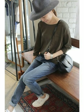 Sallyさん（レディース・162cm）の冬コーディネート