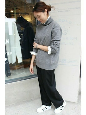 Sallyさん（レディース・162cm）の冬コーディネート