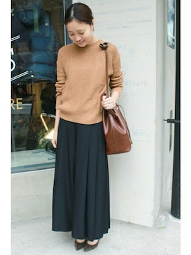 Sallyさん（レディース・162cm）の冬コーディネート