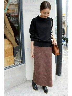 Sallyさん(レディース・162cm)の冬コーディネート