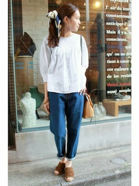 Sallyさん（レディース・162cm）の冬コーディネート