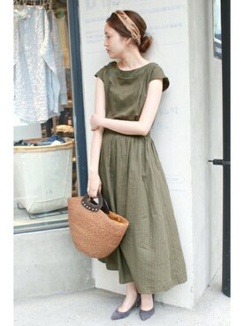 「SLOBE IENA」｜Sallyさん（レディース・162cm）の春コーディネート