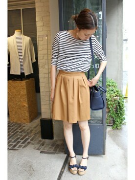 「SLOBE IENA」｜Sallyさん（レディース・162cm）の春コーディネート