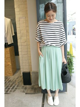 「SLOBE IENA」｜Sallyさん（レディース・162cm）の春コーディネート