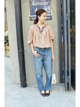 「SLOBE IENA」｜Sallyさん（レディース・162cm）の夏コーディネート