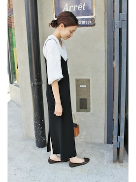 「SLOBE IENA」｜Sallyさん（レディース・162cm）の夏コーディネート