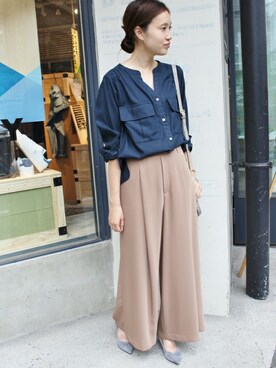 「SLOBE IENA」｜Sallyさん（レディース・162cm）の夏コーディネート