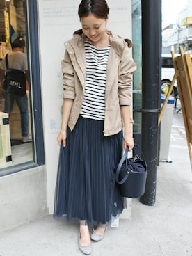 「SLOBE IENA」｜Sallyさん（レディース・162cm）の夏コーディネート