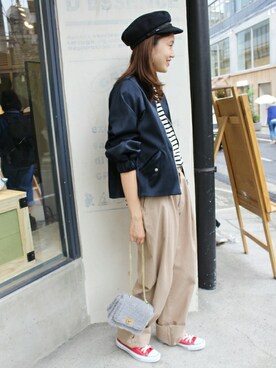 「SLOBE IENA」｜Sallyさん（レディース・162cm）の夏コーディネート