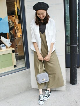 「SLOBE IENA」｜Sallyさん（レディース・162cm）の夏コーディネート