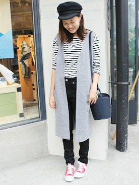 「SLOBE IENA」｜Sallyさん（レディース・162cm）の夏コーディネート