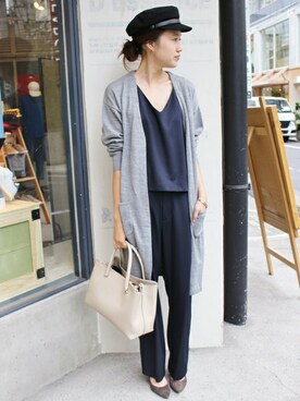 「SLOBE IENA」｜Sallyさん（レディース・162cm）の秋コーディネート