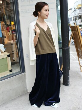 「SLOBE IENA」｜Sallyさん（レディース・162cm）の秋コーディネート