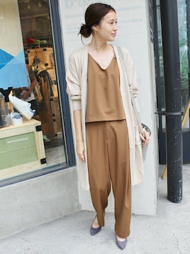 「SLOBE IENA」｜Sallyさん（レディース・162cm）の秋コーディネート