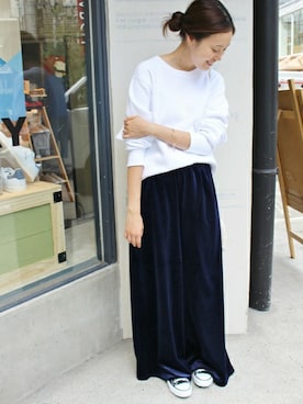 「SLOBE IENA」｜Sallyさん（レディース・162cm）の秋コーディネート