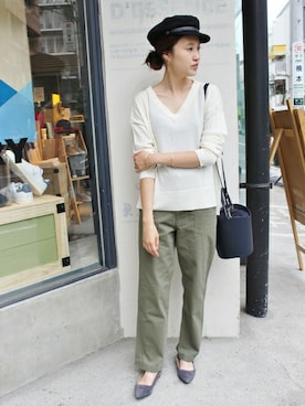 「SLOBE IENA」｜Sallyさん（レディース・162cm）の秋コーディネート