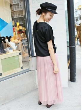 「SLOBE IENA」｜Sallyさん（レディース・162cm）の秋コーディネート