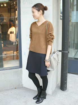 「SLOBE IENA」｜Sallyさん（レディース・162cm）の秋コーディネート