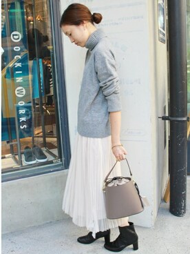 「SLOBE IENA」｜Sallyさん（レディース・162cm）の秋コーディネート