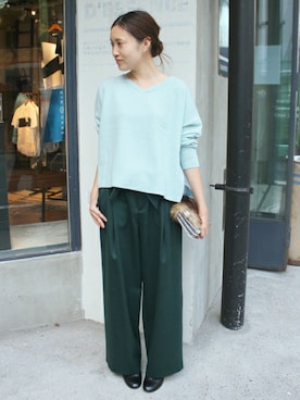 「SLOBE IENA」｜Sallyさん（レディース・162cm）の秋コーディネート