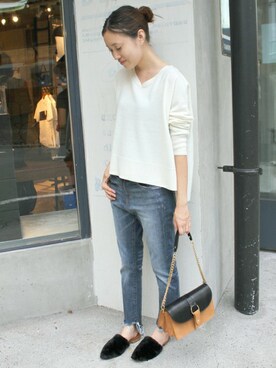 「SLOBE IENA」｜Sallyさん（レディース・162cm）の秋コーディネート