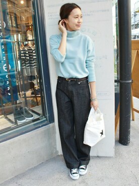 「SLOBE IENA」｜Sallyさん（レディース・162cm）の秋コーディネート