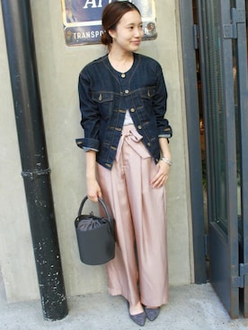 「SLOBE IENA」｜Sallyさん（レディース・162cm）の秋コーディネート