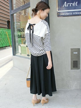 「SLOBE IENA」｜Sallyさん（レディース・162cm）の秋コーディネート