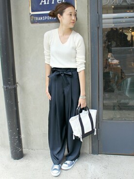 「SLOBE IENA」｜Sallyさん（レディース・162cm）の秋コーディネート