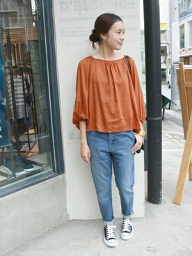 「SLOBE IENA」｜Sallyさん（レディース・162cm）の秋コーディネート