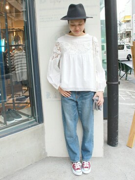 「SLOBE IENA」｜Sallyさん（レディース・162cm）の秋コーディネート