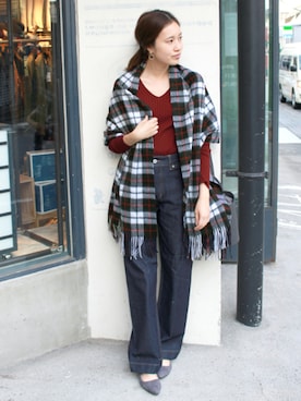 「SLOBE IENA」｜Sallyさん（レディース・162cm）の秋コーディネート