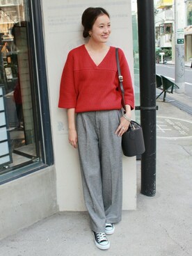 「SLOBE IENA」｜Sallyさん（レディース・162cm）の秋コーディネート