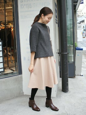 「SLOBE IENA」｜Sallyさん（レディース・162cm）の秋コーディネート