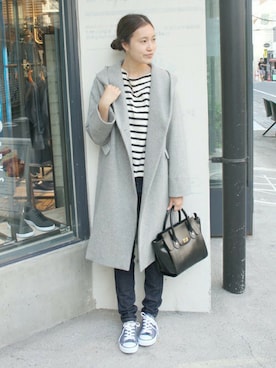 「SLOBE IENA」｜Sallyさん（レディース・162cm）の秋コーディネート