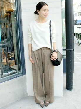 「SLOBE IENA」｜Sallyさん（レディース・162cm）の秋コーディネート