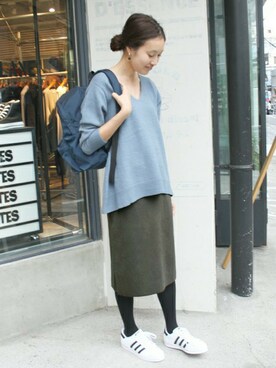 「SLOBE IENA」｜Sallyさん（レディース・162cm）の秋コーディネート