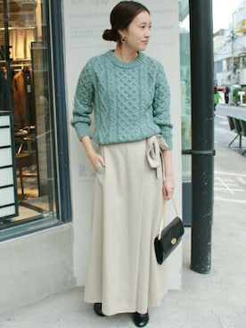 「SLOBE IENA」｜Sallyさん（レディース・162cm）の秋コーディネート