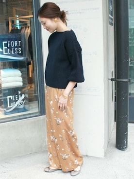 「SLOBE IENA」｜Sallyさん（レディース・162cm）の秋コーディネート