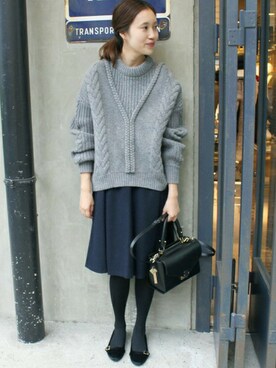 「SLOBE IENA」｜Sallyさん（レディース・162cm）の秋コーディネート