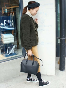 「SLOBE IENA」｜Sallyさん（レディース・162cm）の秋コーディネート