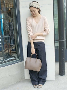 「SLOBE IENA」｜Sallyさん（レディース・162cm）の秋コーディネート