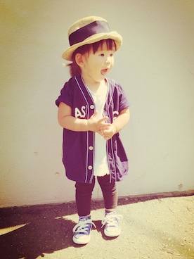 shioooneさん（キッズ・90cm）の夏コーディネート