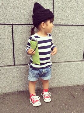 shioooneさん（キッズ・90cm）の秋コーディネート