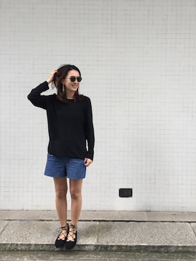 平井美帆さん(レディース・157cm)の夏コーディネート